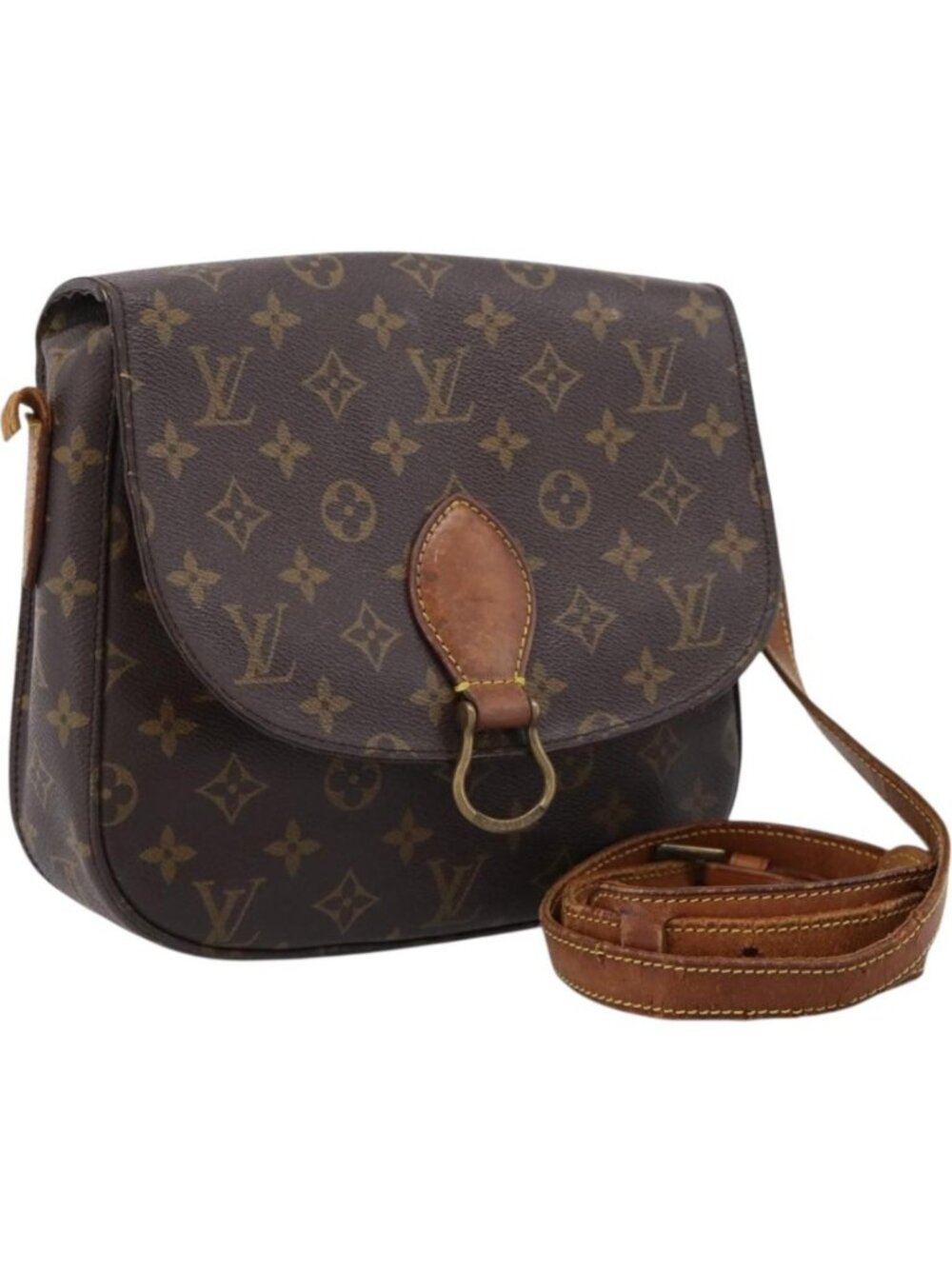 LOUIS VUITTON Monogram Saint Cloud GM Shoulder Bag M51242